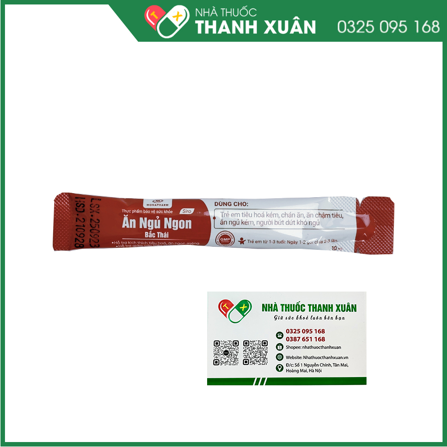 Siro Ăn Ngủ Ngon Bắc Thái giúp hỗ trợ kích thích tiêu hóa, giảm tình trạng chán ăn, chậm tiêu, hỗ trợ ăn ngủ ngon